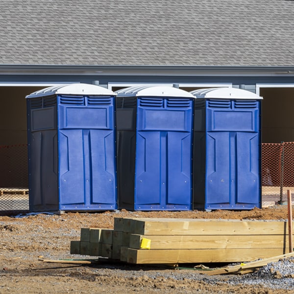 is there a specific order in which to place multiple portable toilets in Silver Springs Shores FL